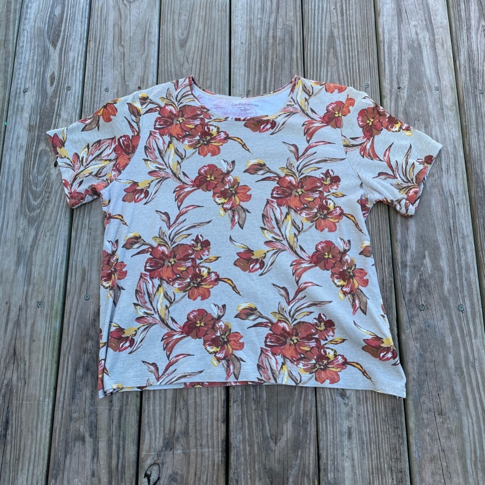 Croft & Barrow Floral Top